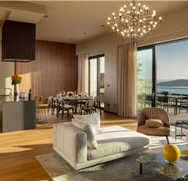 Luxury 5-Bedroom Sea-View Villa with Heated Infinity Pool in Orasac near Dubrovnik – Sleeps 10